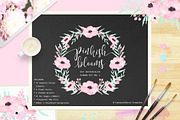 Pinkish Blooms - Watercolor Flowers, an Illustration by Carousellerie Creative (Thumbnail 1 of 6)