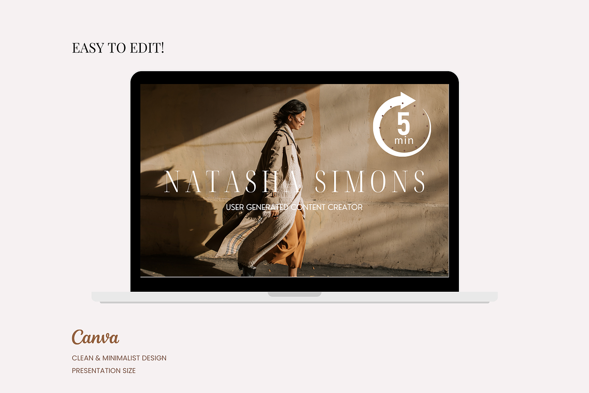 UGC Media Kit for Canva, a Presentation Template by Bonita Digital Design (Photo 4 of 4)