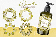 Watercolor Pears Clipart/Pattern, an Illustration by Andre_Eva (Thumbnail 5 of 10)
