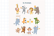 Animals Music Parade, an Animal Illustration by Petit Citizen Design (Thumbnail 2 of 8)