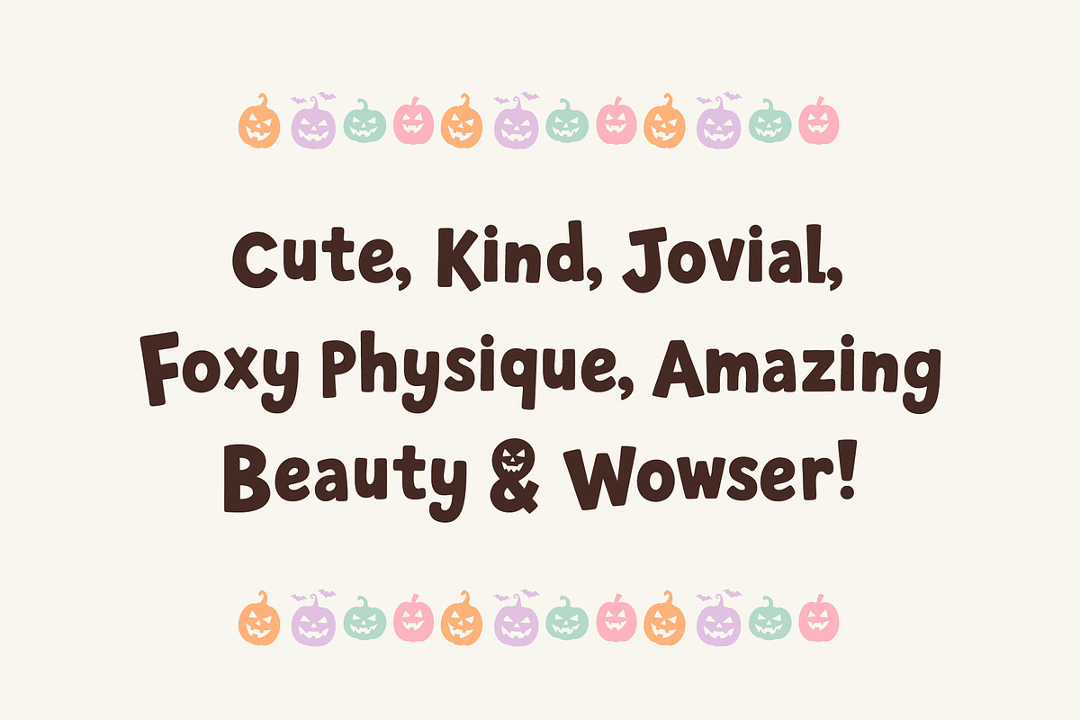 Wonky Halloween Font, a Font by Miss Tiina (Photo 4 of 5)
