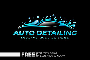 Car Wash Logo, Car Detailing Logo