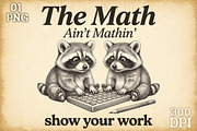 Funny Raccoon PNG Sublimation Bundle, an Object Illustration by Sublimation Artist (Thumbnail 5 of 23)