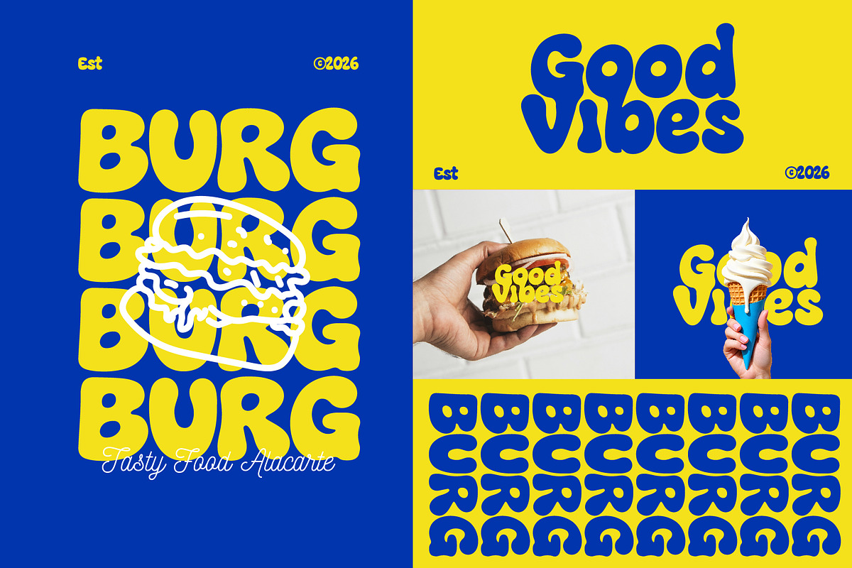 Ploompy - Bold : Display Font, a Sans Serif Font by jackandson (Photo 7 of 10)