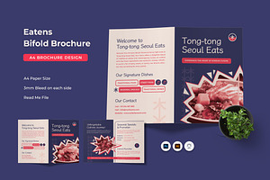 Eatens - Bifold Brochure, a Brochure Template by Fannan Studio