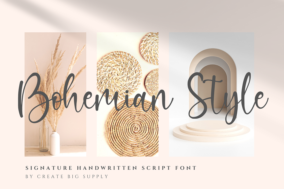 Elvaretta Script Handwriting, a Script Font by CreateBigSupply (Photo 5 of 9)