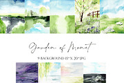 Watercolor - Garden of Monet, an Illustration by Beigetime (Thumbnail 5 of 8)