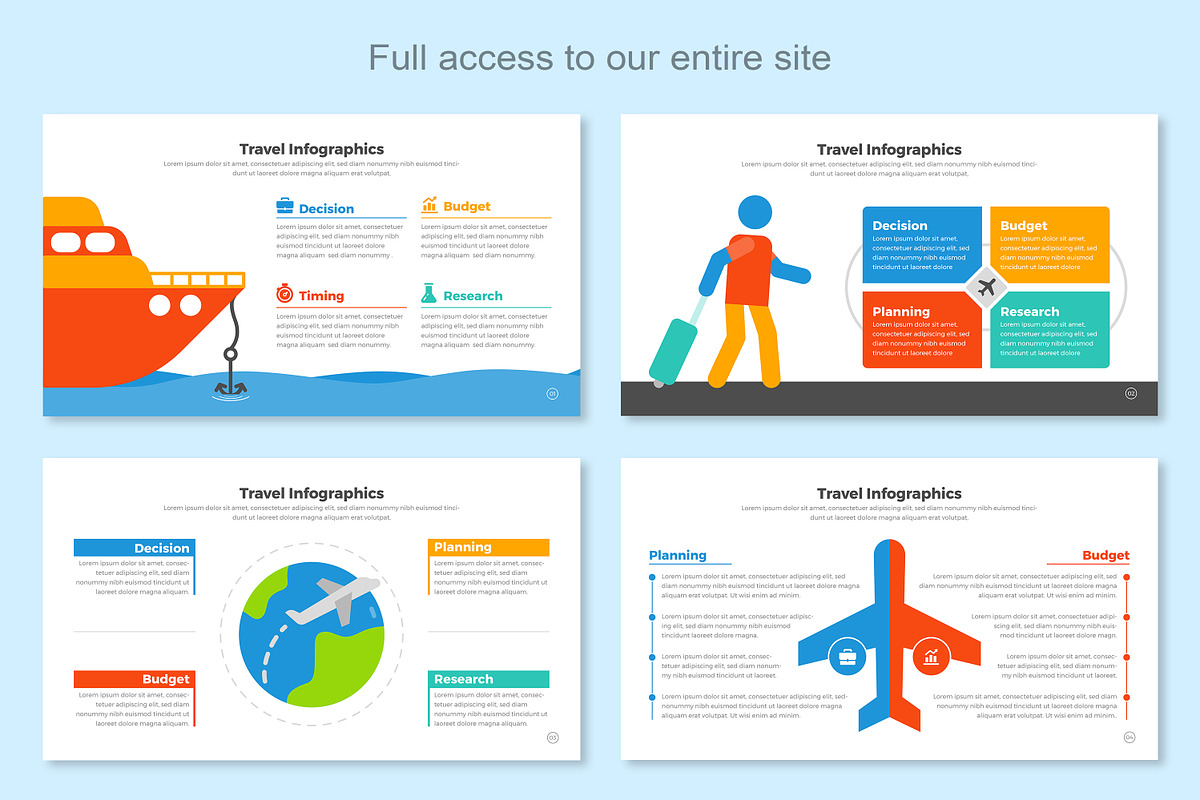 Travel Infographics Keynote, a Templates & Theme by Mighty-Slide (Photo 2 of 7)