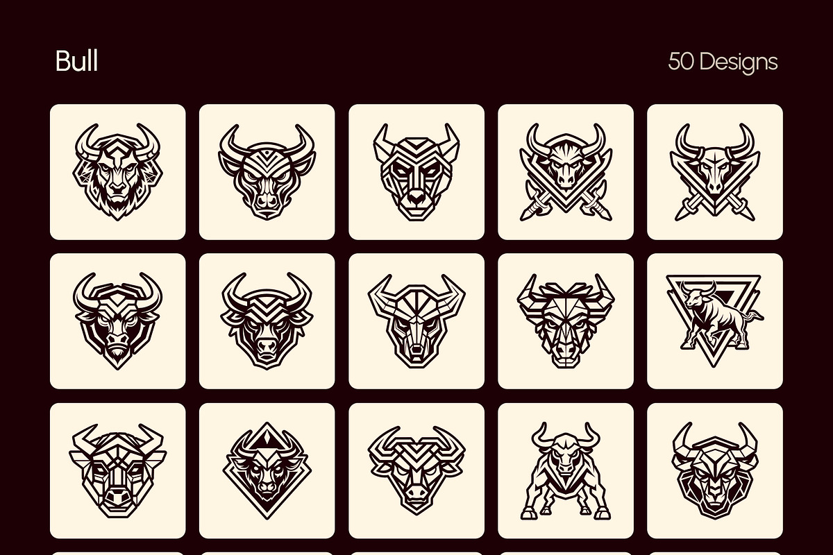 1500 Animal Logos, a Solid Icon by Creative Stall (Photo 14 of 37)