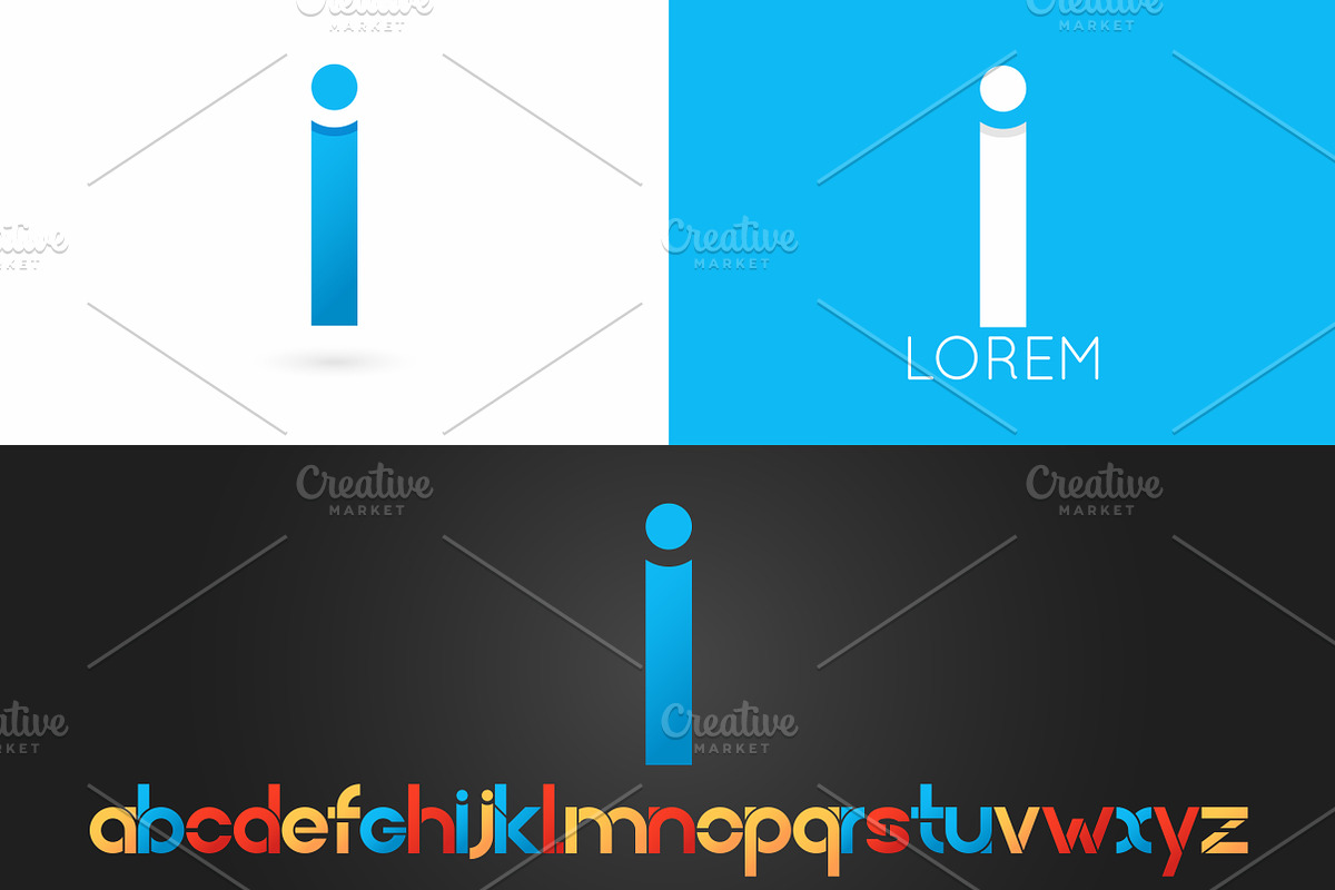 Letter I logo vector icon, a Branding & Logo Template by PushLogo (Photo 1 of 3)