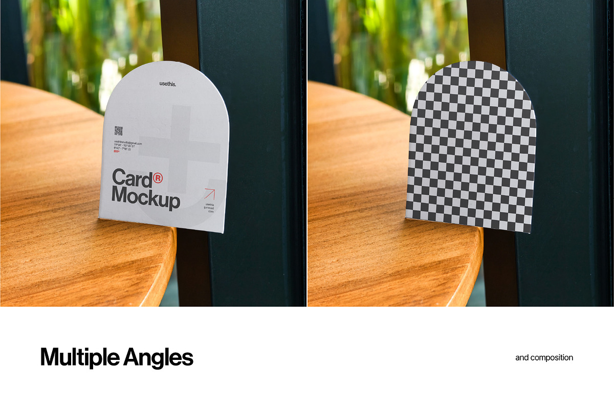 Cafenook Arch Card Mockup Bundle, a Merchandise Mockup by Usethis Mockup (Photo 7 of 8)