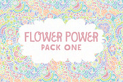 Flower Power Pack 1, a Pattern Graphic by Ariel Tyndell Design (Thumbnail 1 of 2)