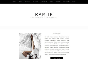 Karlie Feminine Wordpress Blog Theme