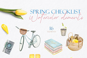 Watercolor Bundle Four Seasons., a Seasonal Illustration by NataliArkushArt (Thumbnail 4 of 65)