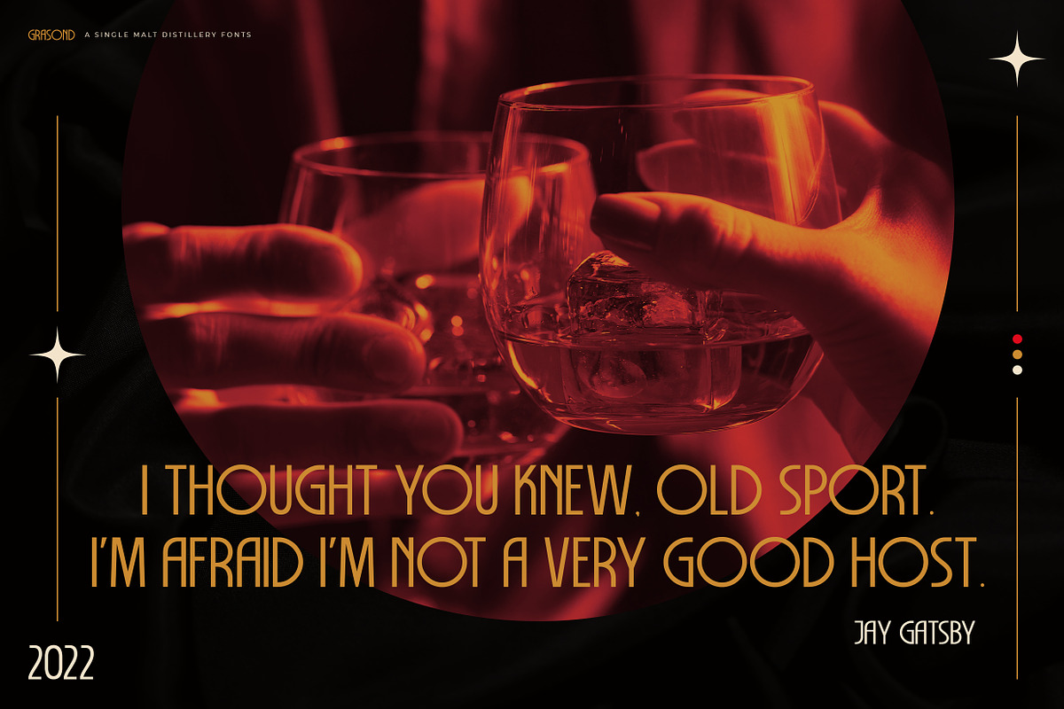 GRASOND - Vintage Deco Fonts, a Sans Serif Font by Ian Irwanwismoyo (Photo 8 of 10)