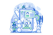 Skiing Resort Web Illustrations, a Sport Illustration by Alex Krugli (Thumbnail 11 of 15)
