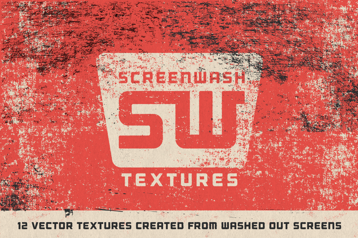 Vintage Screenwash Texture Pack, a Texture Graphic by BRNK (Photo 1 of 5)