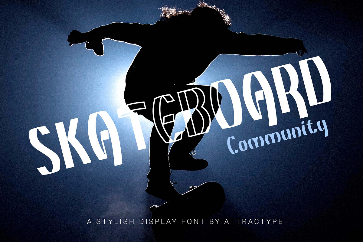 Oscarios - Stylish Display Font, a Sans Serif Font by Attractype (Photo 10 of 12)