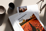 Magazine template bilingual layout, a Magazine Template by Alexandra Piros Design (Thumbnail 13 of 14)