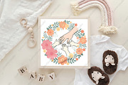 Boho Floral Mom Mother's Day Gift PN, an Illustration by CraftArtStudio (Thumbnail 4 of 4)