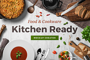 Kitchen Ready Mockup Creator, a Cups & Container Mockup by Mockup Cloud (Thumbnail 1 of 9)