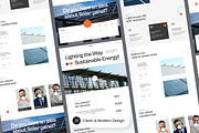 Concept - Solar Panel Website, a Landing Page Template by SLAB! Design (Thumbnail 4 of 5)