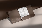 Presentation Folder & Paper Mockup, an Advertising Mockup by Ram Studio LLC (Thumbnail 3 of 12)