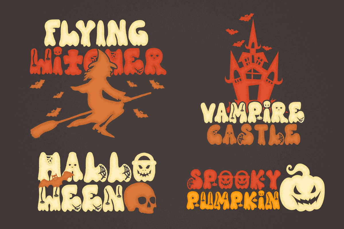 Spooky Treat - Halloween Font, a Handwritten Font by Dharmas Foundry (Photo 9 of 12)