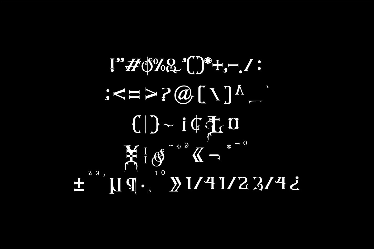 Barbar Shop - serif blackletter, a Blackletter Font by WAP (Photo 6 of 7)