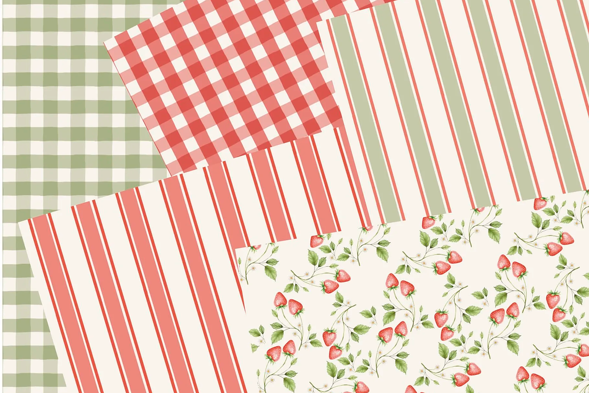 Strawberries and Bows, an Illustration by Lolytop Studio (Photo 5 of 5)