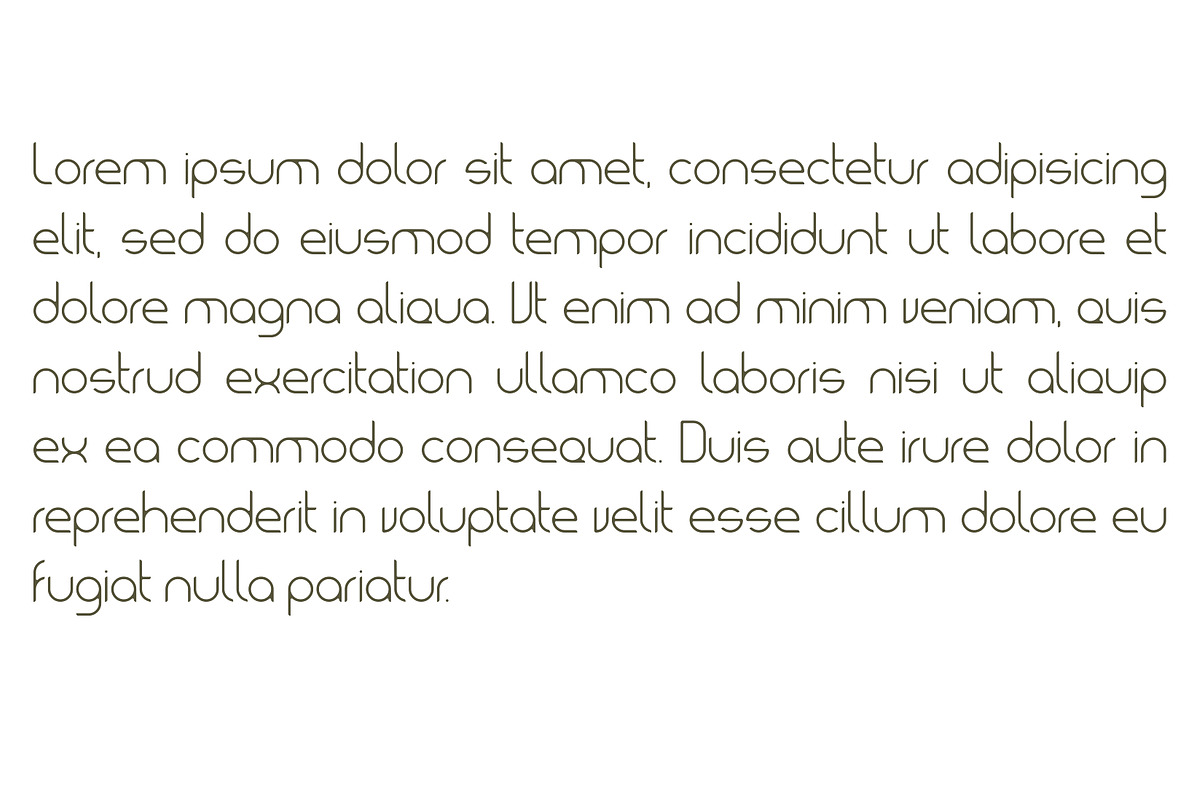 Thinster Typeface preview 4