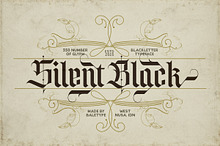 Silent Black - Stylish Blackletter