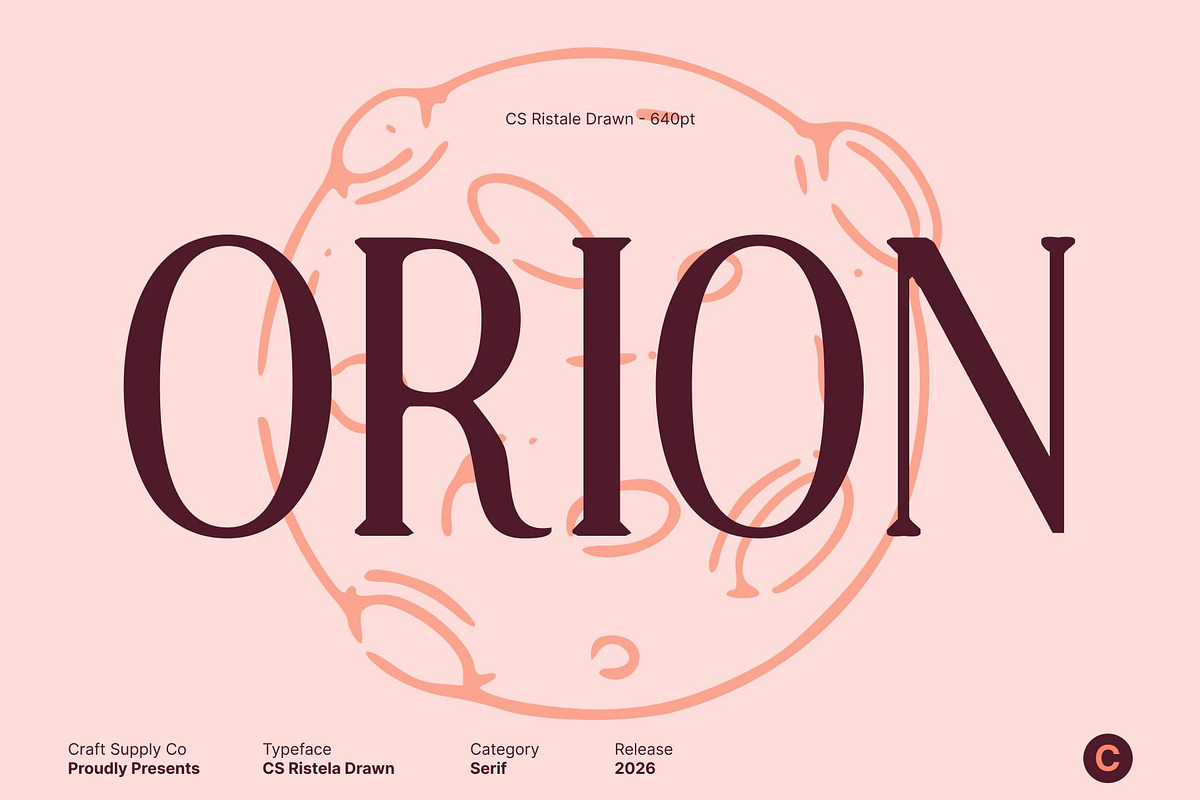 CS Ristela Drawn, a Serif Font by Craft Supply Co. (Photo 7 of 8)