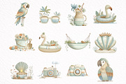 Whimsical Spring Hedgehog Clipart, an Illustration by DreamArtGraphic (Thumbnail 7 of 8)