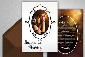 Wedding Card Flyer Templates, an Invitation Template by Design Up