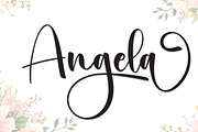 Angela | Script Font, a Handwritten Font by Scratchones (Thumbnail 1 of 9)