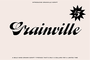 Grainville Script Font