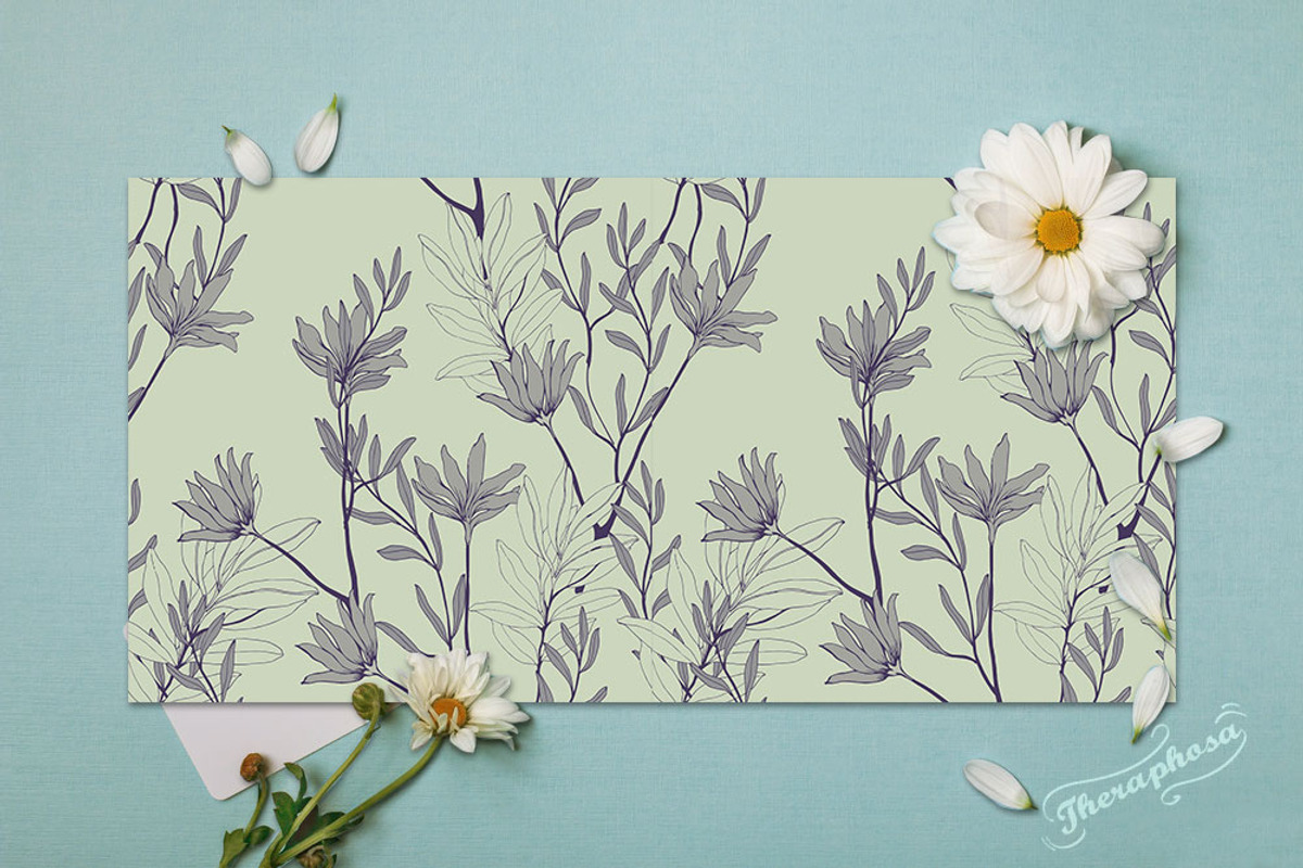 20JPG/EPS Tropical floral pattern, a Pattern Graphic by Theraphosath (Photo 23 of 34)