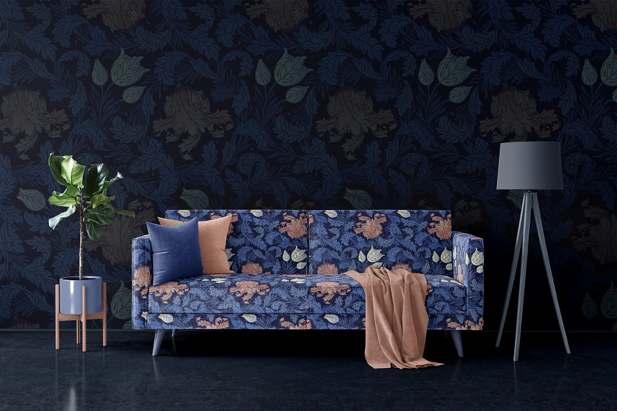 William Morris Style Pattern&Element, a Pattern Graphic by Varvara Gorbash (Photo 10 of 10)