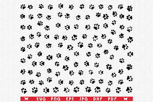 SVG Cats Dogs, Seamless pattern
