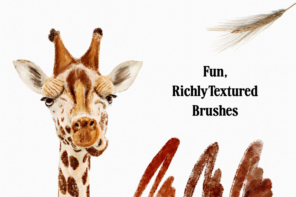 Crafty Crayon for Procreate, a Brush Add-On by Sofydoll Designs (Photo 3 of 7)