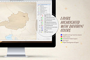 Le Tour du monde - Austria map, an Object Graphic by volume 1 visual design (Thumbnail 7 of 20)