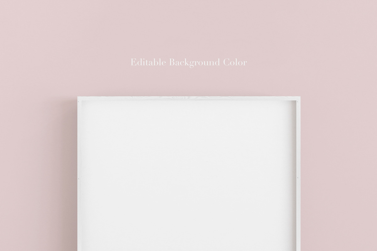 Customizable Wooden Frame Mockup, a Graphic by HALFTOUNE (Photo 3 of 9)