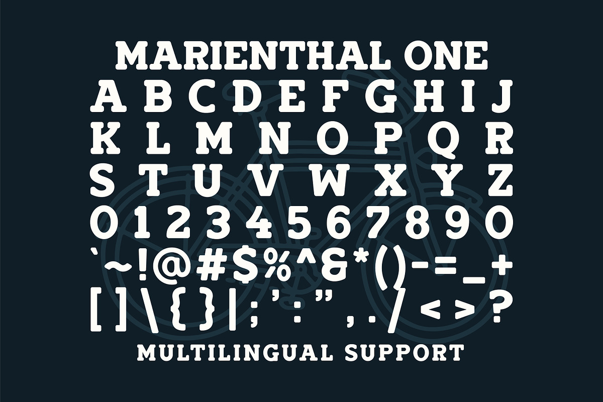 Marienthal Font Bundle + Extras! preview 4