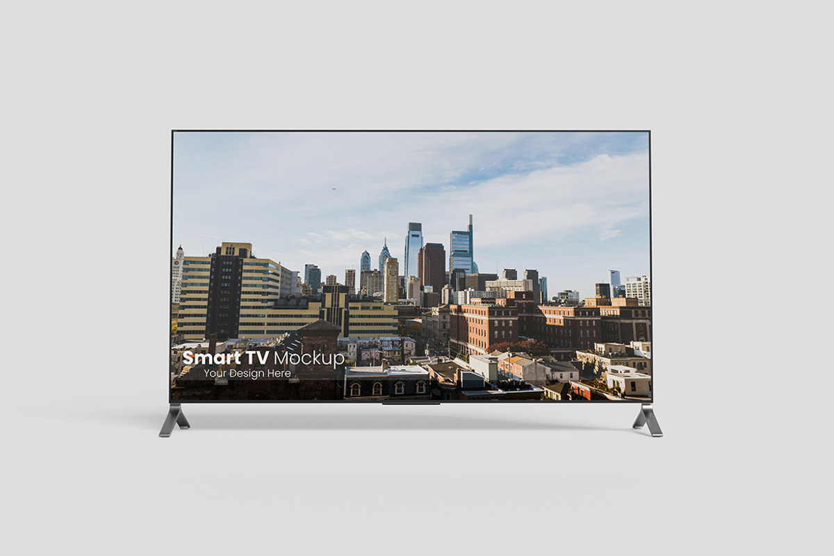 Smart TV Mockup, a Product Mockup by MrLetters (Photo 2 of 5)
