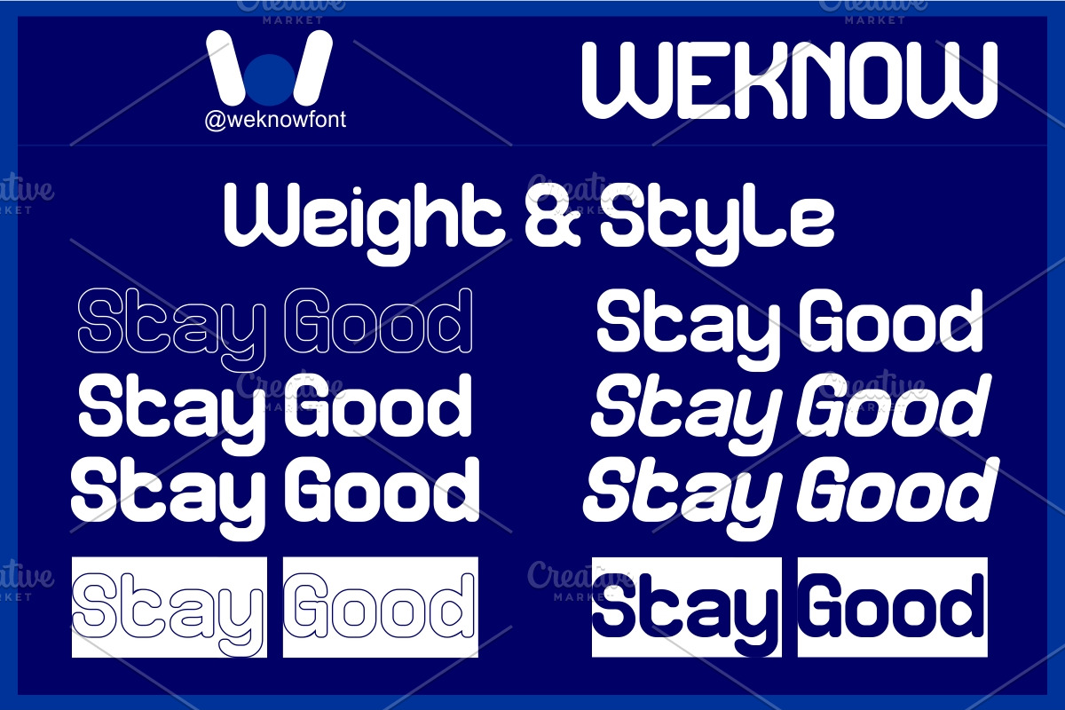 Stay Good font, a Sans Serif Font by weknow (Photo 7 of 8)