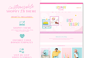 Bright Colorful Shopify Theme Retro, a Shopify Template by Macarons and Mimosas (Thumbnail 2 of 10)