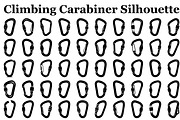 Climbing Carabiner Safety Silhouette, an Illustration by hafijul (Thumbnail 1 of 14)