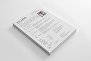 Resume, a Resume Template by Graphicalark (Thumbnail 2 of 3)