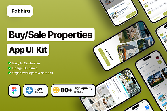Pakhira Real Estate App UI Kit preview 7